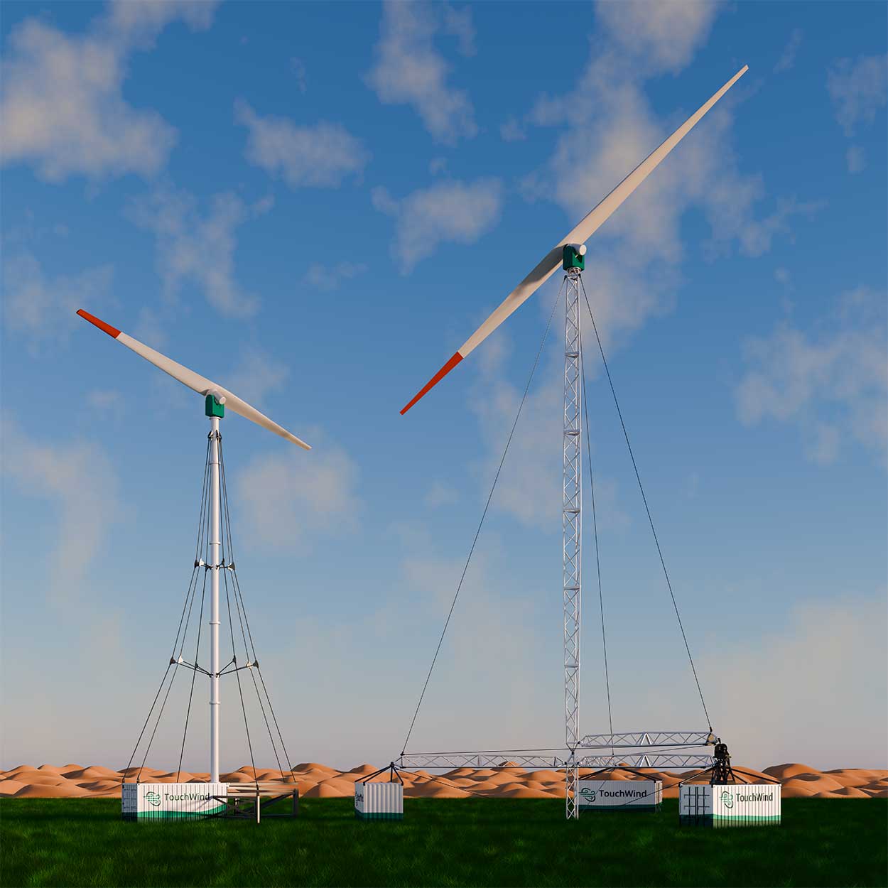 touchwind mobile turbines